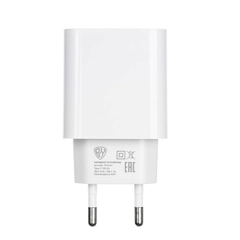 by сетевое зарядное устройство basic, type-c, 3а, pd 20w от магазина Барс
