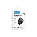 сетевое зарядное устройство hoco. модель c160a, pd 65вт, 2xtype-c + usb-a, eu вилка от магазина Барс