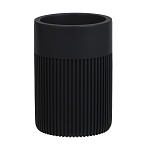 стакан для ванной комнаты тм vetta модена, полирезин, серый, 7x7x10см от магазина Барс