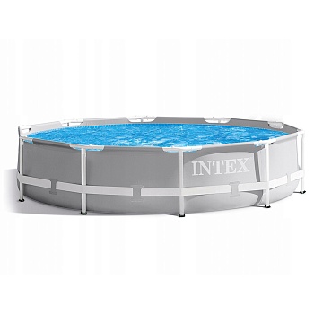 intex наземный бассейн каркасный призматический, 305x76см, сталь, пвх, 26700np