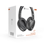 by наушники беспроводные полноразмерные silenttune, шумоподавление anc, экокожа, 300мач, чёрный от магазина Барс