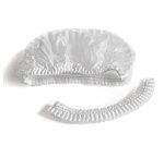 шапочка одноразовая 50шт/уп.шарлотта чистовье спанбонд белая 15 г/м2