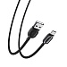 BY Кабель для зарядки Антарес Micro USB, 1м, 3A, штекер с подсветкой, плетен. кабель