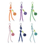 подвеска аксессуар паракорд с шармом тм юl smile, нейлон, металл, 18 см,  6 цветов, #2
