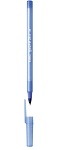 ручка шариковая bic round stic, синяя, корпус голубой, узел 1мм, линия 0,32мм, с штрихкодом,