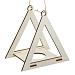INBLOOM Подставка для кашпо подвесная Треугольник 20х20х14см, веревка 1.5м, дерево