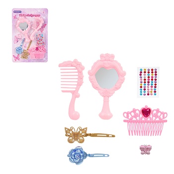 игроленд набор бижутерии "миледи", abs, pp, 15,2х2,5х23 см, 2 дизайна