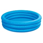 intex бассейн надувной кристалл, 481л, 168x38см, голубой от, 2 лет, 58446np