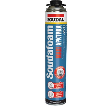 пена монтажна soudal maxi arctic (-25) 12*870мл