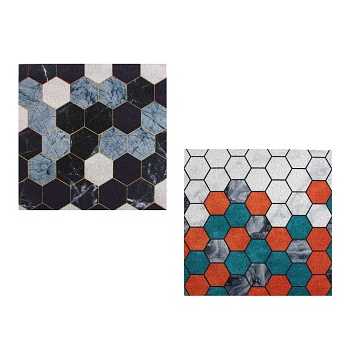 коврик вырезной тм vetta соты, 80х80см, 2 дизайна от магазина Барс