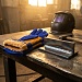Краги сварщика пятипалые спилковые с подложкой САПФИР KEVLAR с мехом