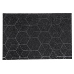 коврик придверный, влаговпитывающий, антискользящий, shahintex практик соты, 40х60, черный гранит от магазина Барс