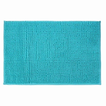 vetta коврик для ванной, синель, 40x60см, ворс 1,2см, бирюзовый от магазина Барс