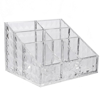vetta органайзер для косметики универсальный crystal, полистирол, 15x12,5x10,3 см, 7 отделов от магазина Барс
