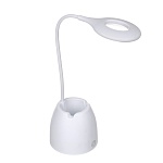 forza лампа настольная, 16 led, питание usb, с подставкой, кабель 1.5м, 1200lux, аккум.1200мач, бел. от магазина Барс