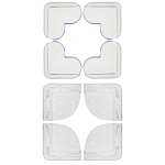 накладки на углы тм vetta, треугольные, 4 шт, пвх, 4см,  2 дизайна от магазина Барс