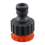 inbloom штуцер резьбовой для крана с внешней резьбой, переходник d1/2" -3/4", пластик от магазина Барс