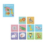 набор развивающих пазлов, 10 карточек, 14х13,5х3,5см, 3 дизайна интернет-магазин «Барс»