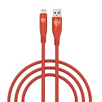 by кабель для зарядки flexi ip, 1 м, 2.4а, быстрая зарядка, оранжевый от магазина Барс