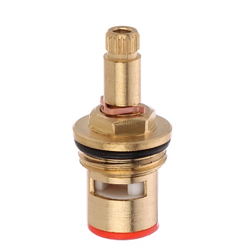 кран-букса для смесителя 1/2", 20шл., шток 8х6мм, 180°, металлокерамика