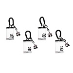 чехол брелок для пропуска тм юl pan-da! на пружинке, пластик, металл, 10,5х6,5см, 4 дизайна