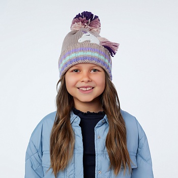 galante шапка детская, р-р 52-54, бежевая, сзмп-2