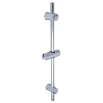 rain стойка для душа с круглыми креплениями, держатель для лейки, 60 см, хром