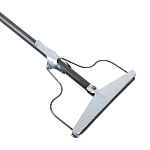 швабра-тряпкодержатель металлический в сборе с металлической ручкой, сталь,1220х190х20 см,арт.тр0359