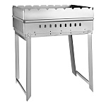 grillboom мангал "дипломат" в сумке на ножках, толщ 1мм, 45x30x40см