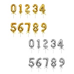 fntastic декор для торта в виде цифры 0-9, 21см, пластик, бумага, 10 дизайнов