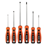 ермак набор 6 отверток (ph2x150, sl6x150, ph1x100, sl5x100, ph0x75, sl3x75)