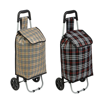 тележка + сумка, до 30кг тм vetta, 28х32х92см, 32л, брезент, колеса эва d15см от магазина Барс