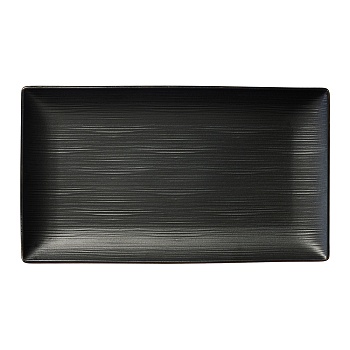 by collection black line блюдо прямоугольное, 33,5х19х2,5см, фарфор интернет-магазин «Барс»