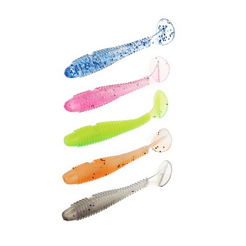 azor fishing приманка силиконовая 3,5см, 5шт, 5 цветов