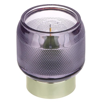 светильник led, 9х9х10 см, металл, стекло, 2xааа