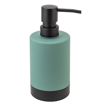 дозатор жидкого мыла gul, серо-зелёный, пластик, swp-2401-grn-01 от магазина Барс