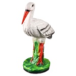 фигура садовая аист малый 39x30см, гипс от магазина Барс