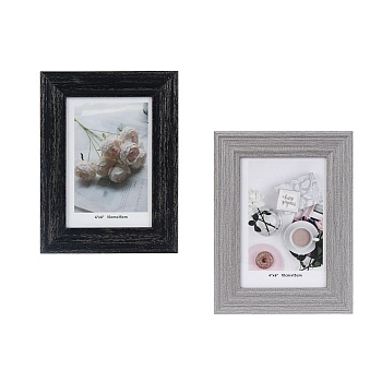 фоторамка, 10x15 см, пластик, 2 цвета