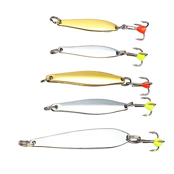azor fishing блесна зимняя "окунек", 5 видов