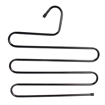 vetta вешалка для брюк 34,5x33,5x0,8 см, металл, чёрный от магазина Барс