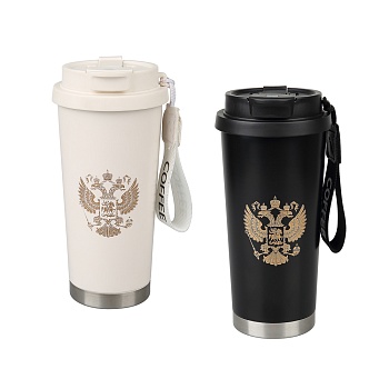 термос-кружка президент 500мл, нержавеющая сталь 18/10 интернет-магазин «Барс»