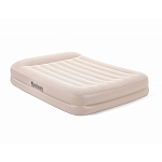 bestway кровать надувная queen со встроенным электронасосом, pvc, 203x152см x 42см, 67696
