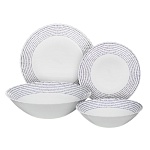 millimi азуль набор столовой посуды 19 пр., опаловое стекло интернет-магазин «Барс»