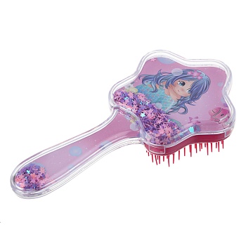 юниlook расческа массажная детская, пластик, 17х9см, мп-1