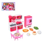 игроленд игровой набор кухня с продуктами, pp, abs, 41х7,3х23,6 см интернет-магазин «Барс»