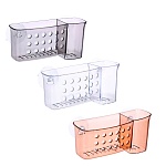 vetta держатель для банных принадлежностей на присосках, пс, 16,5x5x8см, 3 цвета от магазина Барс