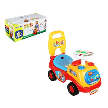 игроленд каталка толокар, свет, звук, 2аа, pp, 51х21х24см