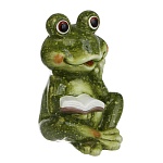 фигура садовая "лягушка" тм inbloom, 11х10,5х15см, глина от магазина Барс