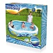 BESTWAY Семейный бассейн FISH 'N FRIENDS, 262x157х46см, 54118