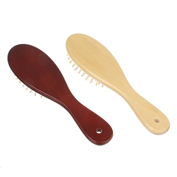 юниlook расческа массажная эко, дерево, 22,5x6см
